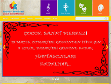 Tablet Screenshot of cocuksanatmerkezi.kadikoy.bel.tr